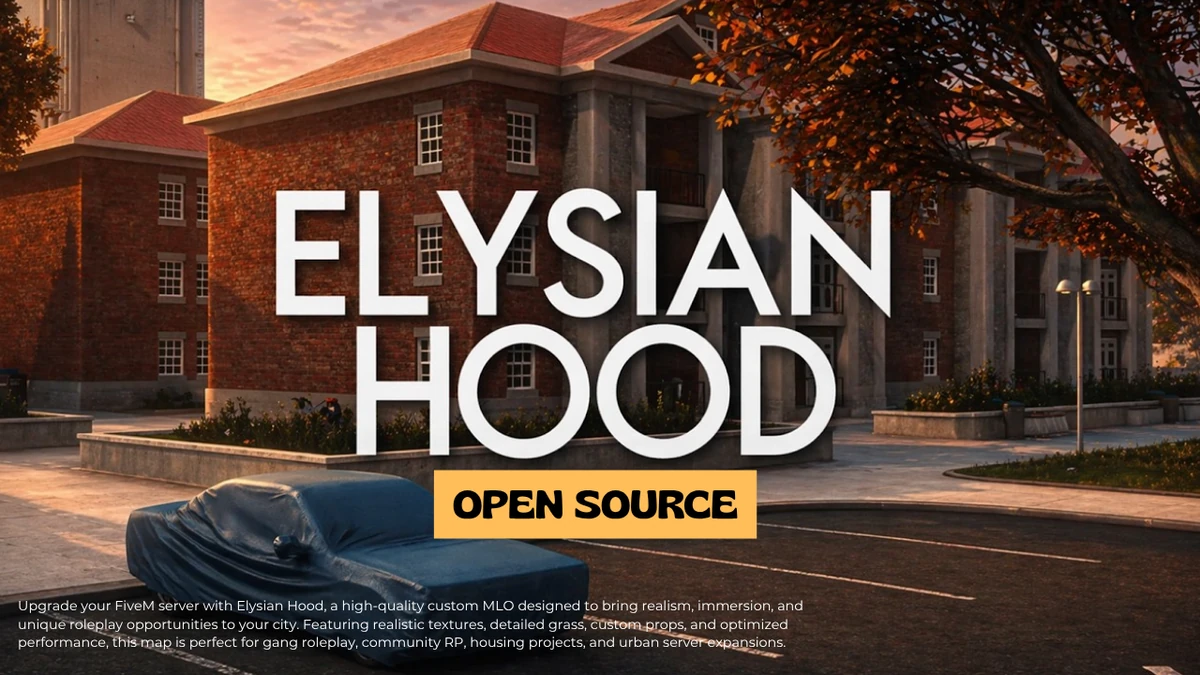 Elysian Hood | Realistic Hood MLO for FiveM | Open Source